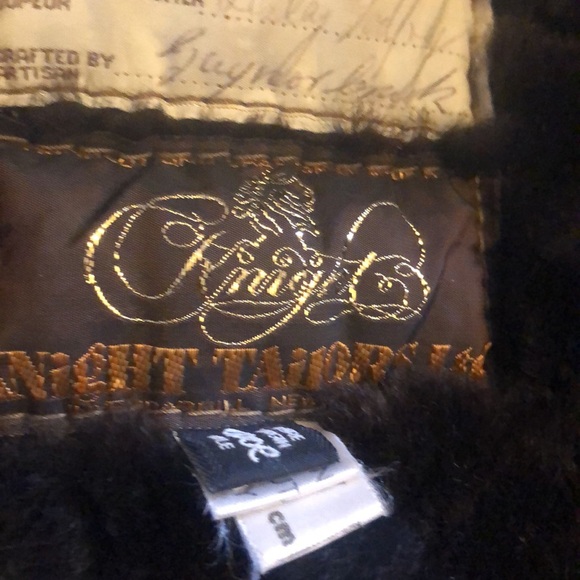 Knight Tailors leather coat 3257 with matching hat - Picture 8 of 15